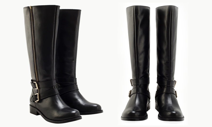 Image 5: Women's Leather Riding Boots