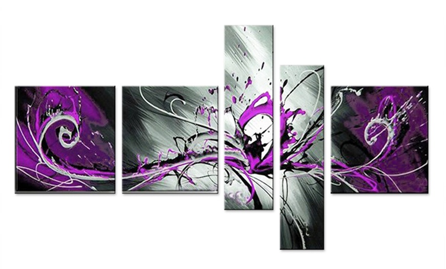 Painted Abstract Oil Painting | Groupon Goods