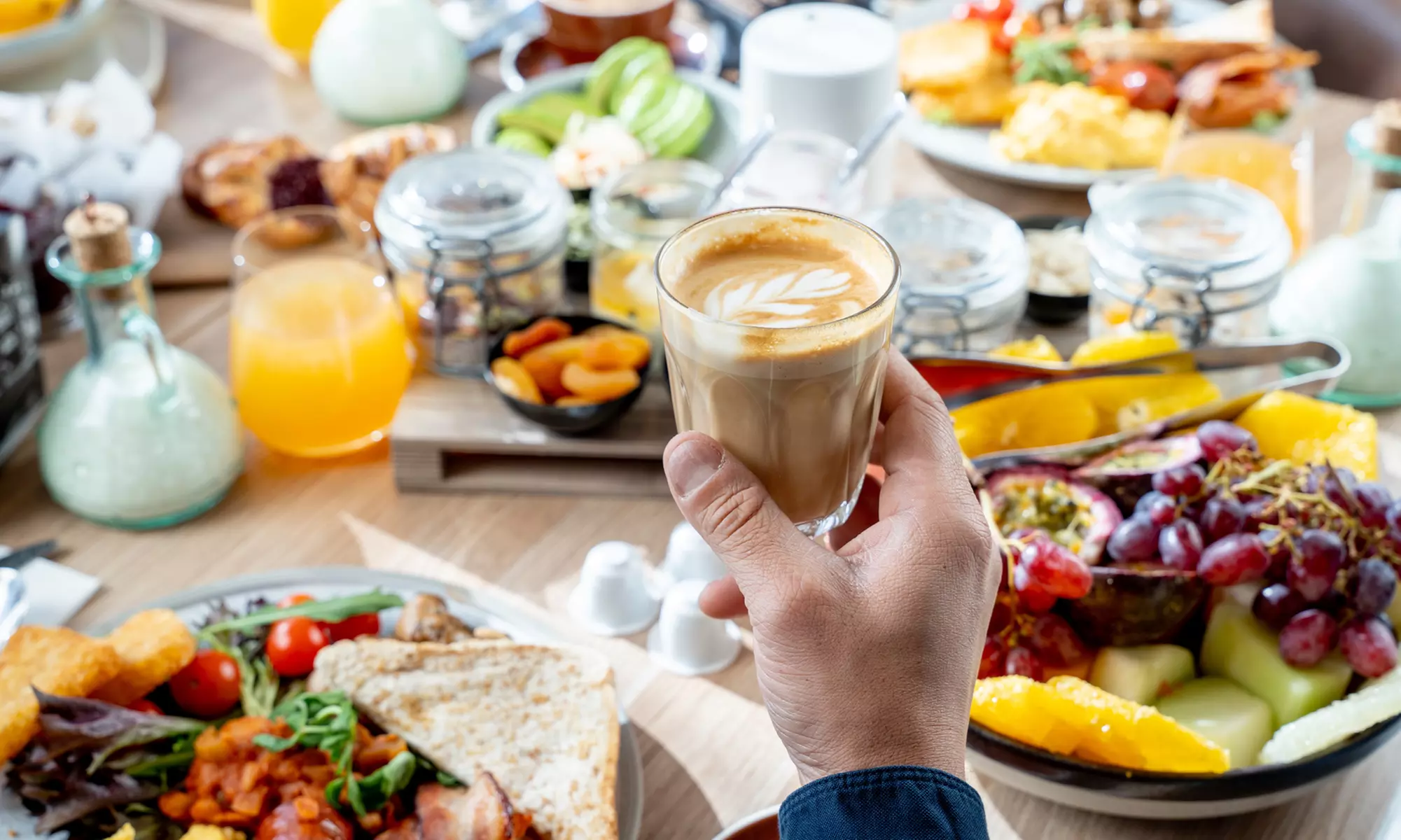 One or Two or Three or Four Buffet Breakfast with Barista Coffee (Up to 30% Off) - Primary Image
