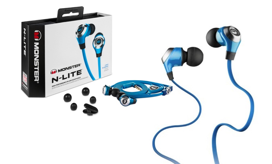 Image 1: N-Lite Monster In-Ear Headphones