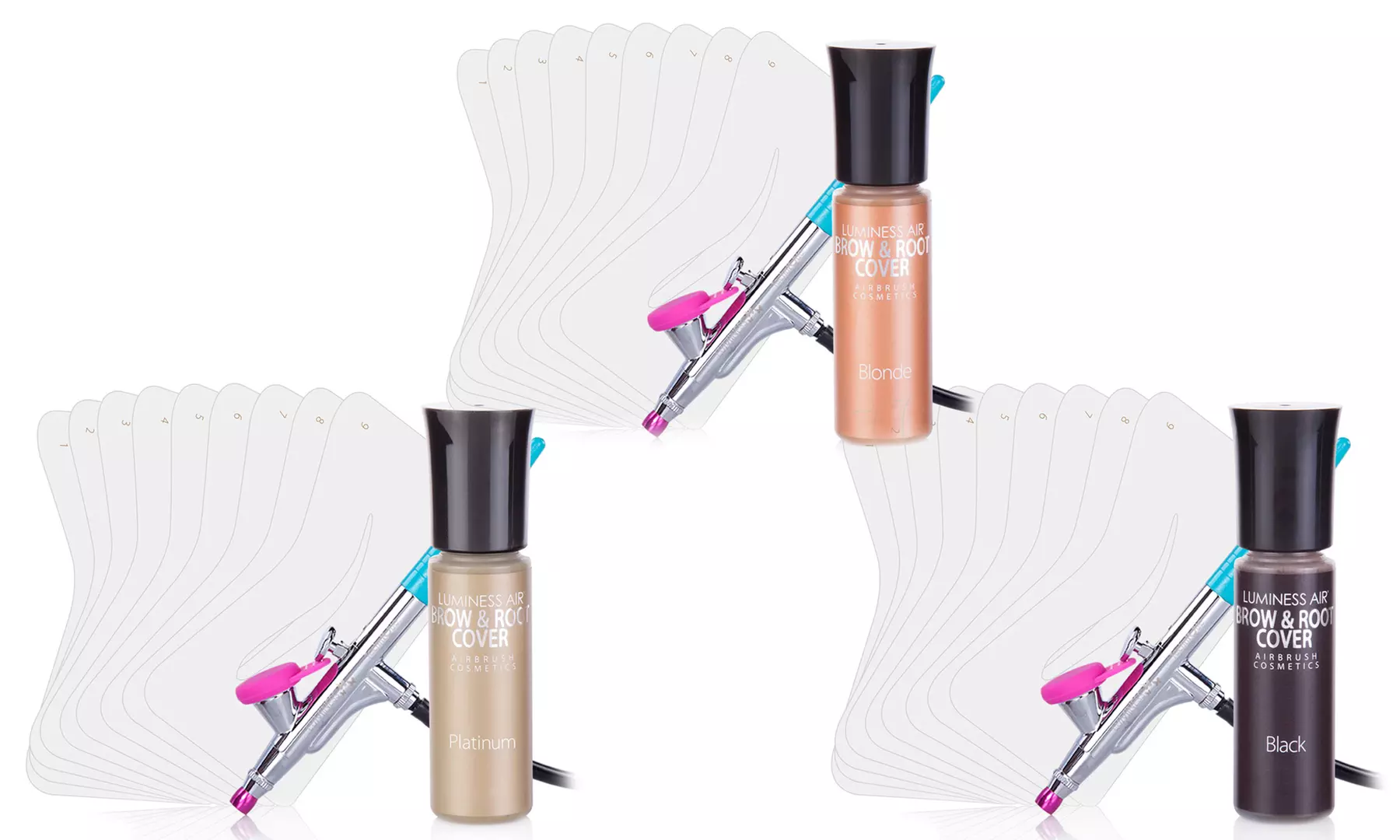 Luminess Airbrush Brow and Root Cover Kit (11-Piece) - Primary Image