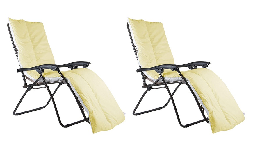 Image 9: Sun Lounger Cushions