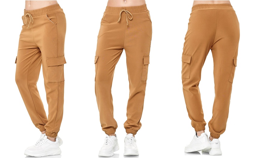 Image 2: Women's Plain Combat Pants