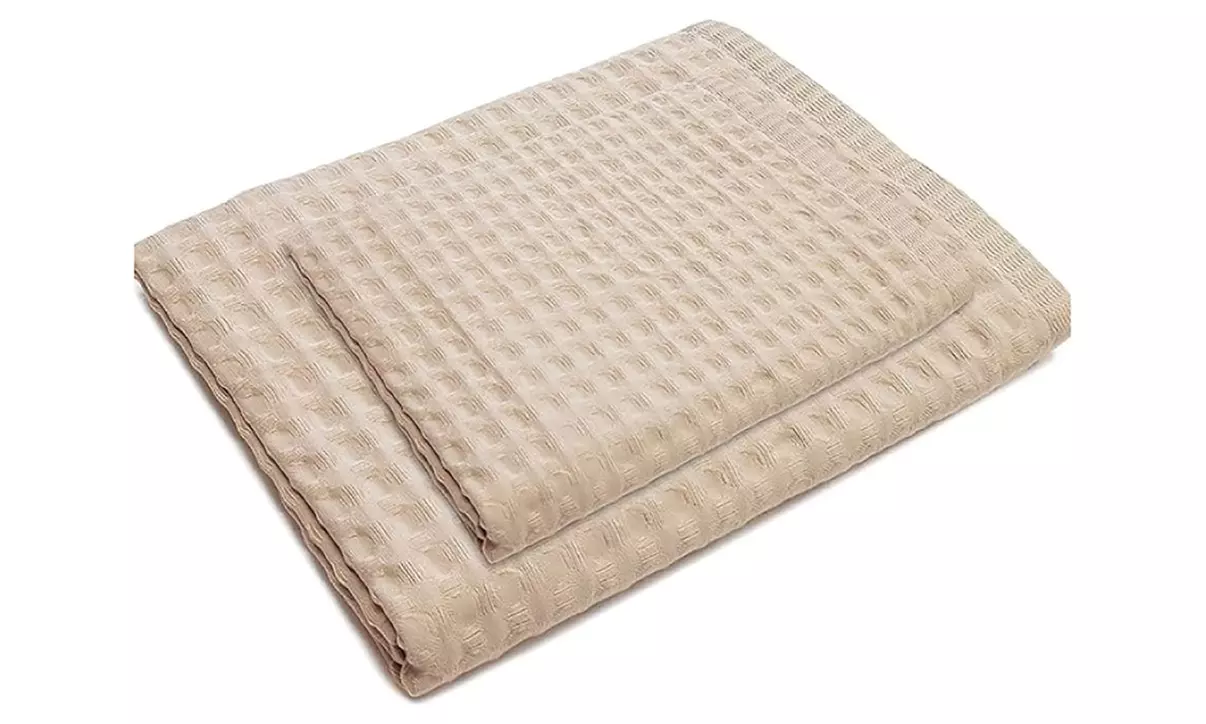 Set asciugamani a nido d'ape Napone