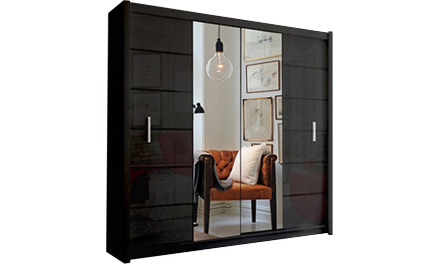 Image 5: Lauren Modern Sliding Door Wardrobe