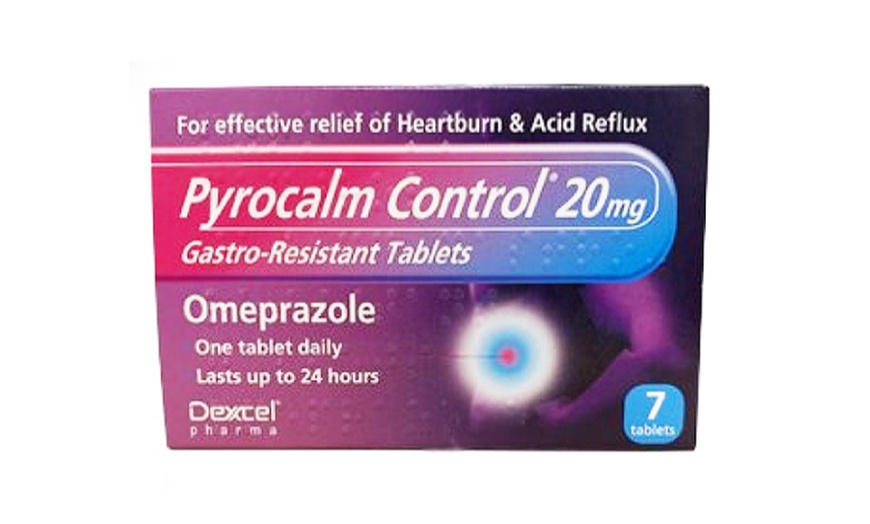 Image 1: Pyrocalm Omeprazole 20mg Capsules