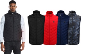 USB Heated Gilet with 4 or 9 Heating Zones