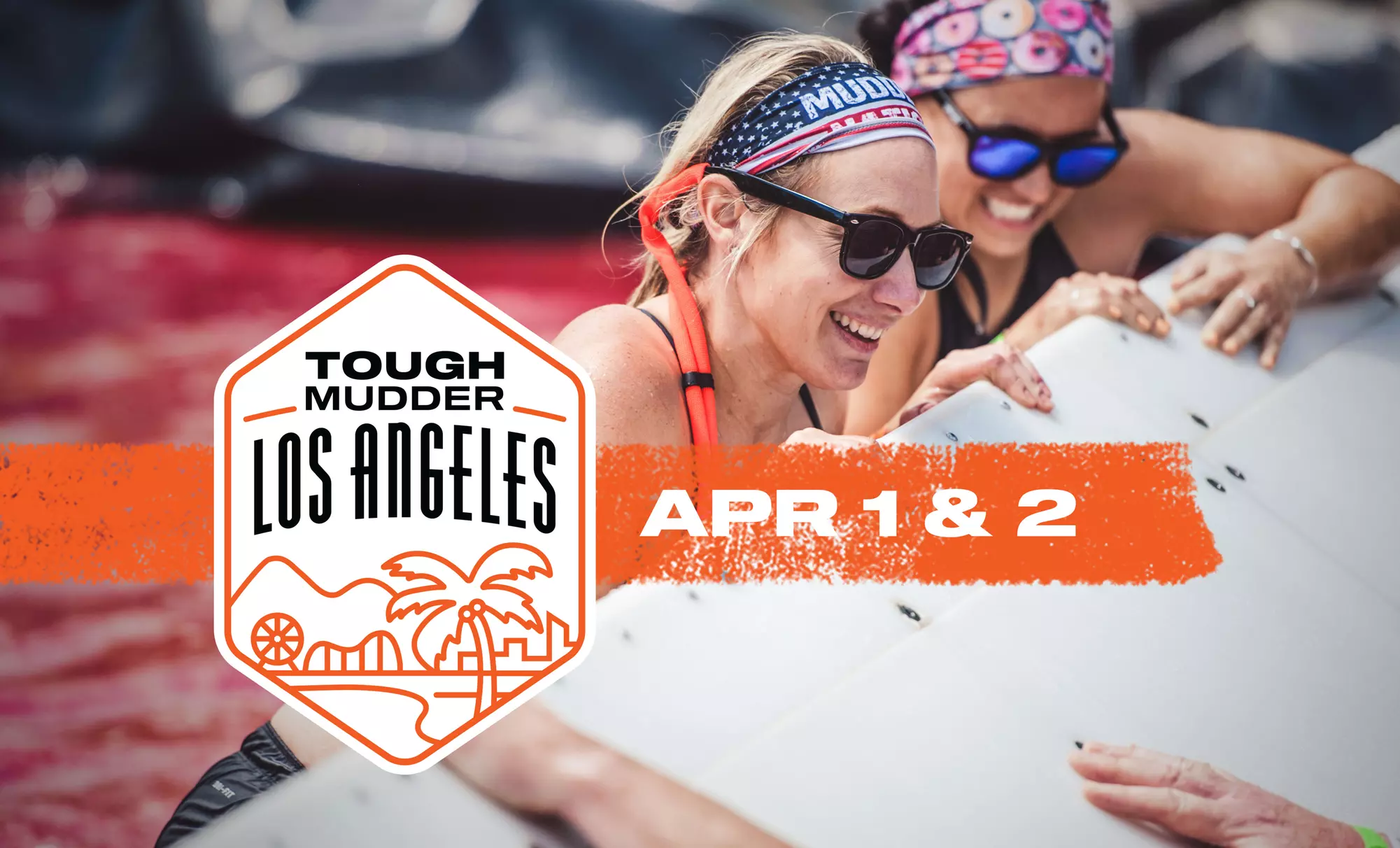 Registration for One to Tough Mudder Los Angeles 5K, 10K, or 15K on April 1 or 2 (Up to 56% Off) - Primary Image