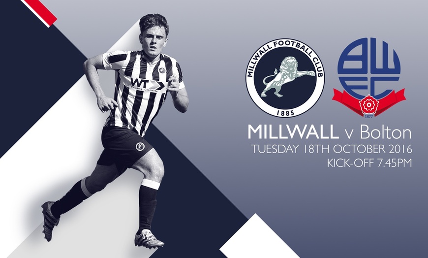 Image 1: Millwall Match: Child (£10), Adult (£18.65) or Family (£37.30) Ticket