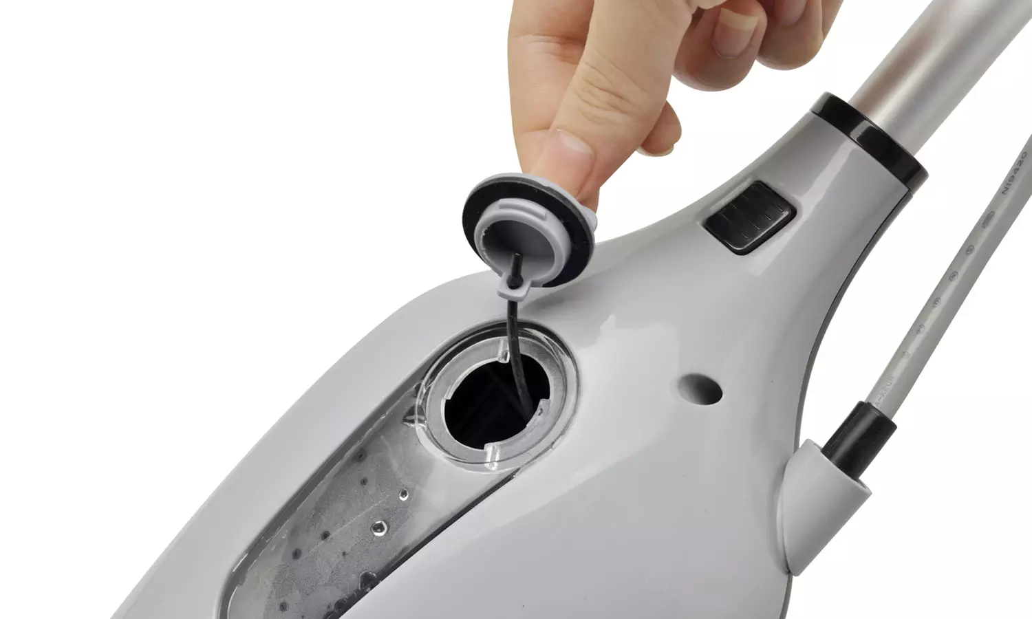 Dampf-Mop mit 2 Mikrofaser-Tüchern - Second Medium