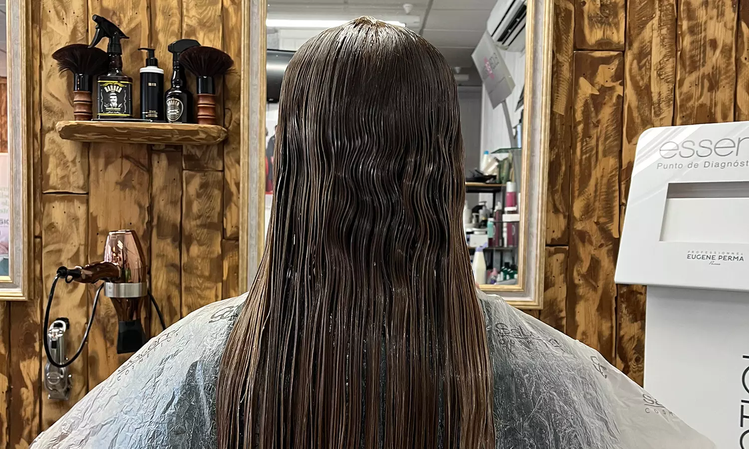 Alisado de queratina y corte
