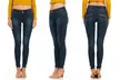 Cover Girl Women's Basic Mid Rise Skinny Jeans. Plus Sizes Available - Second Medium