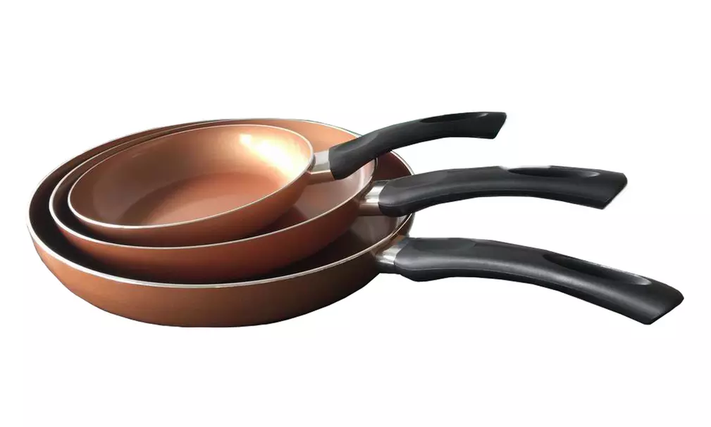 8", 10", and 12" Ceramic Fry Pans - Second Medium
