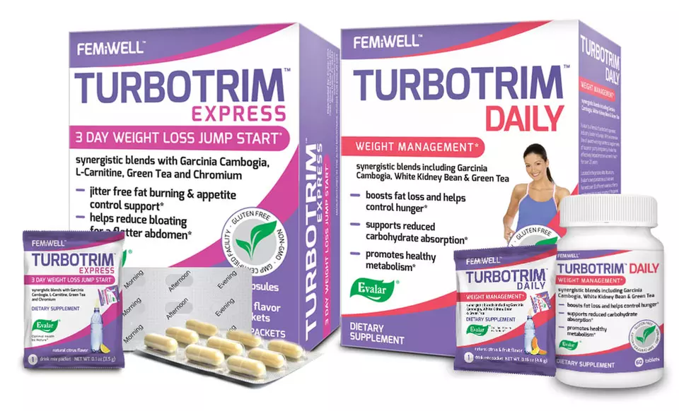 Evalar TurboTrim Daily or TurboTrim Express Weight-Loss Supplement - Primary Image