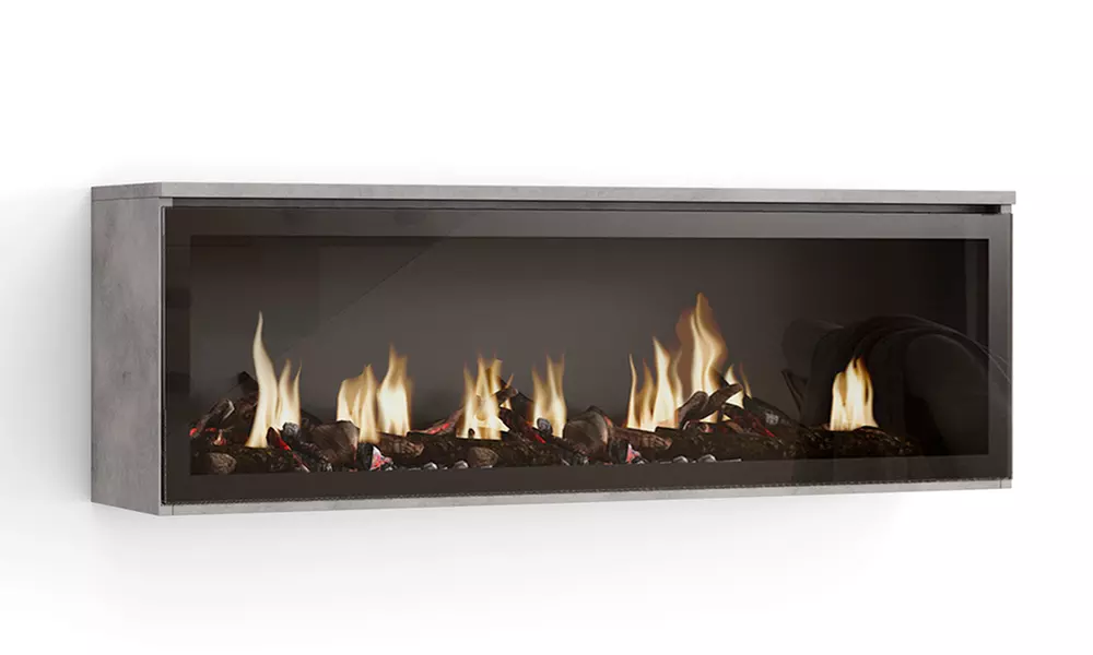 Cheminée électrique à LED avec effet de feu 3D réaliste