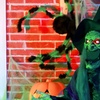 Image 19: Outsunny Voice Activated Halloween Animatronics Witch