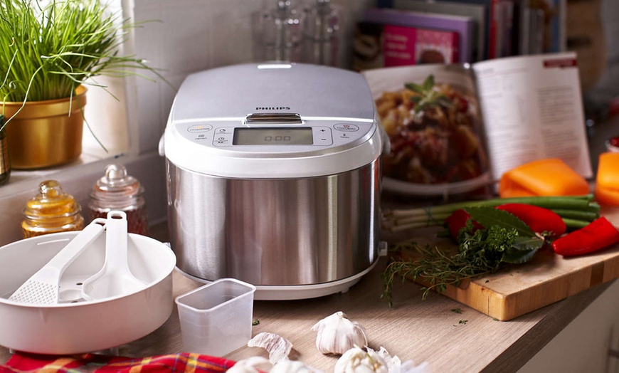 Image 2: Philips Refurbished 10-in-1 Multi-Cooker