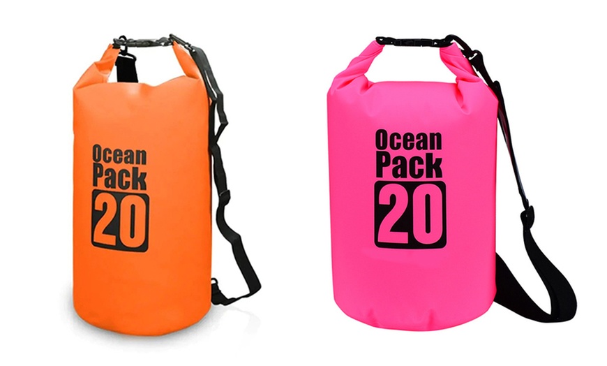 Image 48: One or Two Waterproof Floating Duffel Dry Bags