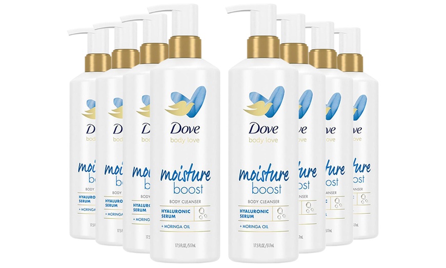 Image 6: Four or Eight Pack Dove Body Love Body Cleanser with Hyaluronic Acid
