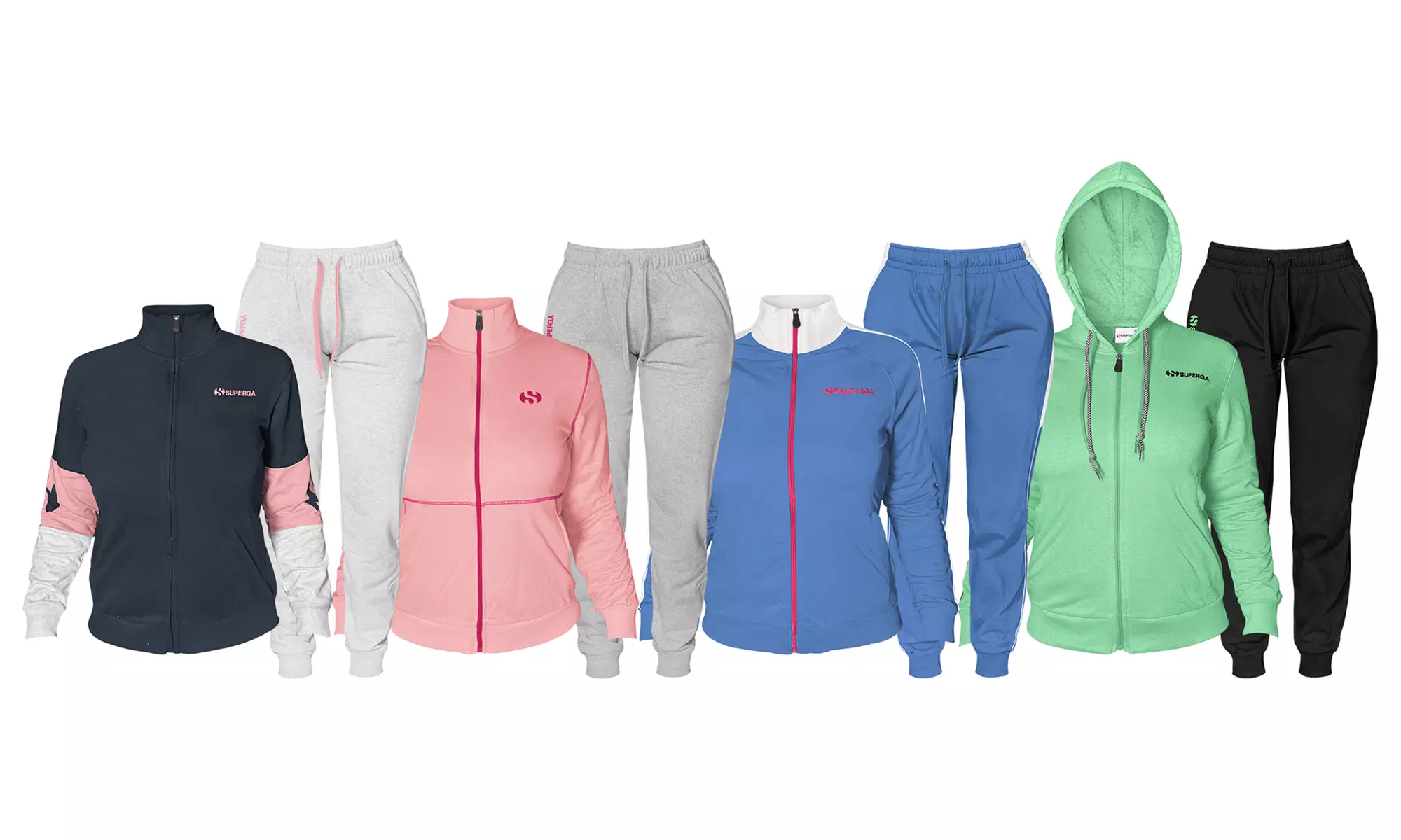 Tuta donna Superga in cotone leggero, disponibile in vari modelli, colori e taglie - Primary Image