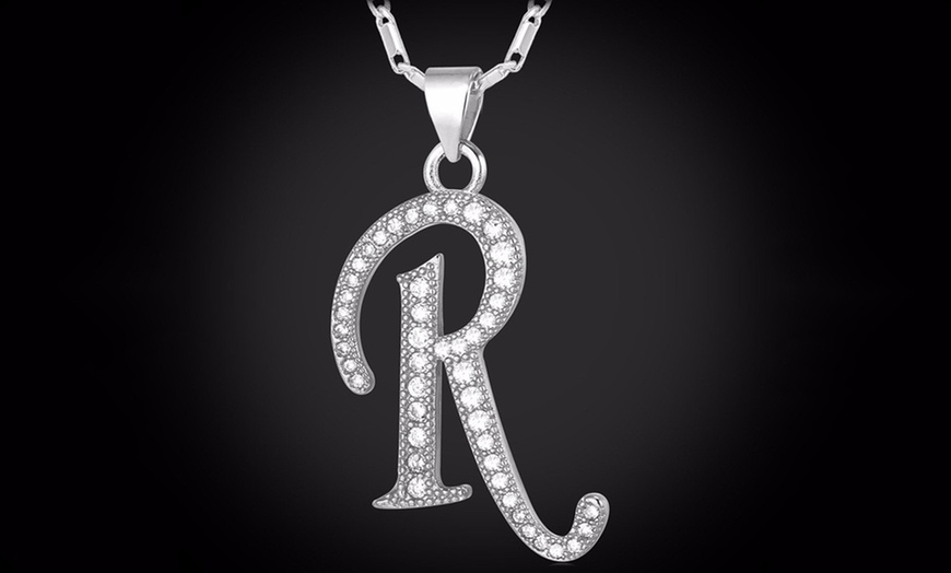 Image 19: Alphabet Pendant with Chain