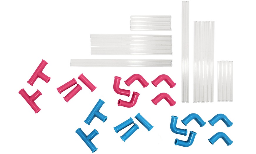 Image 5: 21-Piece Straw Construction Kit 