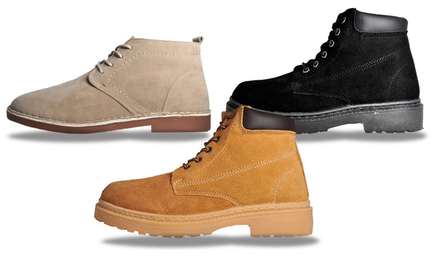 Image 1: Men's Sahara Boots