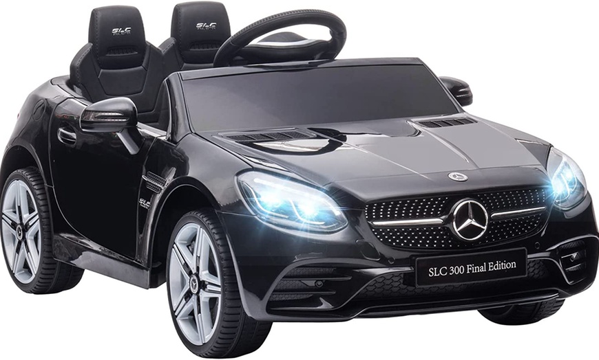 Image 2: HOMCOM Benz SLC 300 Licensed Kid's Electric Car