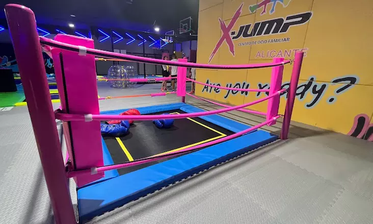 1 o 2 horas de saltos en camas elásticas