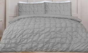 Luxury Rouched Duvet Set