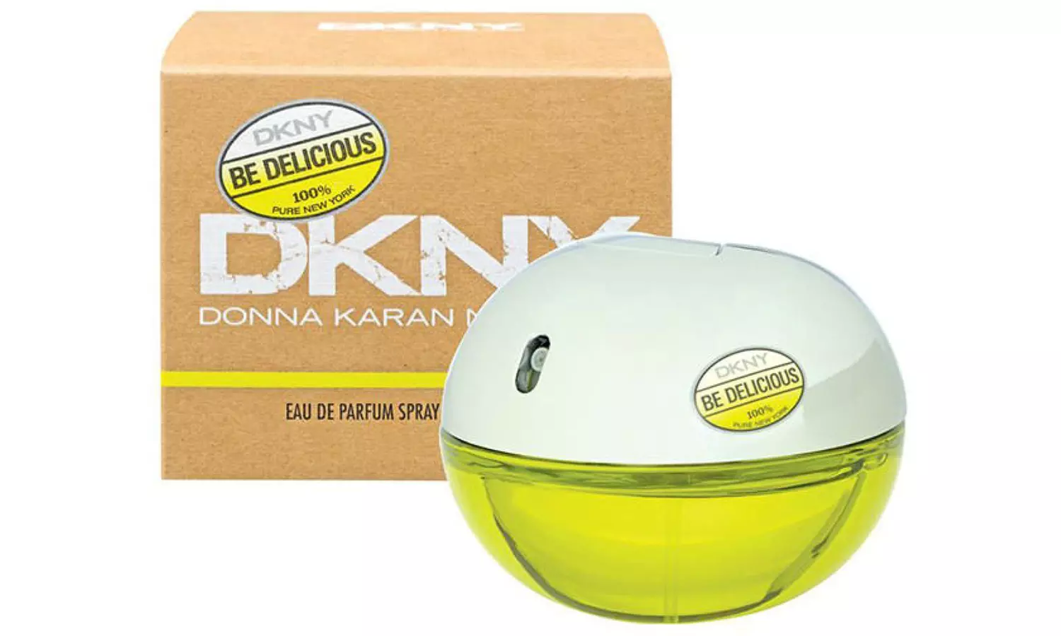 1 ou 2 eaux de parfum 100 ml pour femme, collection "Be Delicious" de DKNY - Primary Image