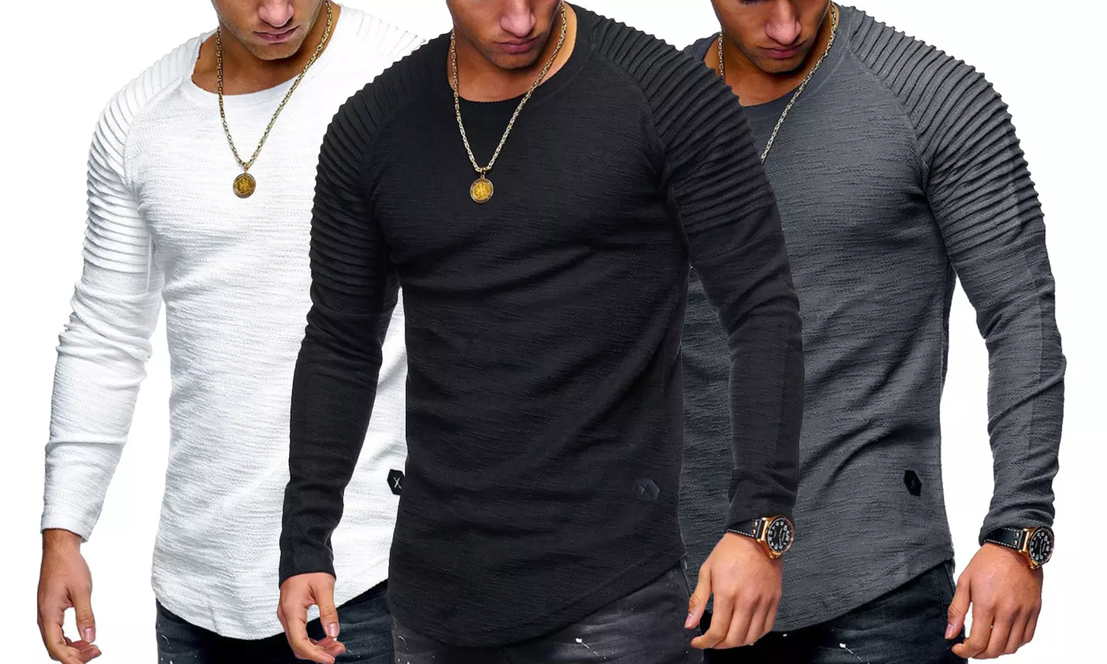 1 ou 2 t-shirts manches longues de la collection Sterling pour homme - Primary Image