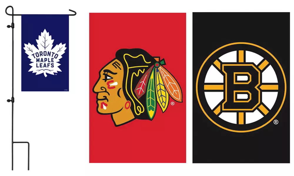 NHL Applique Garden Flags - Primary Image