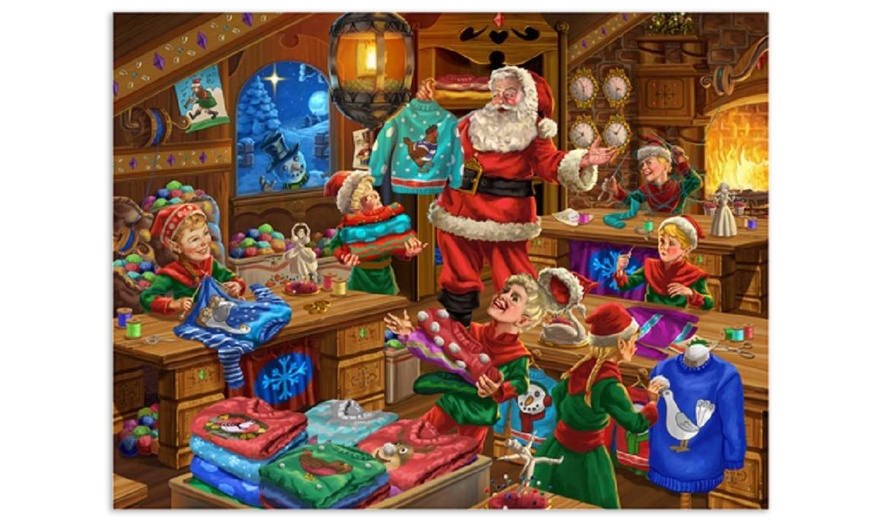 Image 2: Waddingtons Puzzle Weihnachten