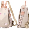 Image 9: Women's Floral Embroidered Anti-Theft Backpack