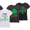 Image 1: Women's Cute St. Patrick's Day Tee. Plus Sizes Available.
