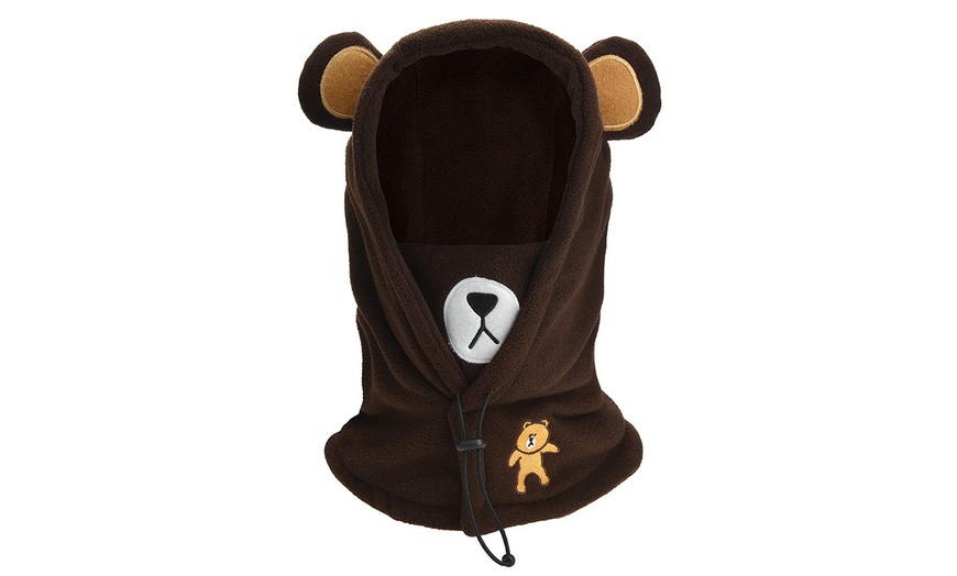 Image 2: Kids' Hooded Bear Snood