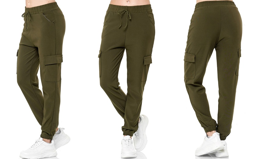 Image 4: Women's Plain Combat Pants