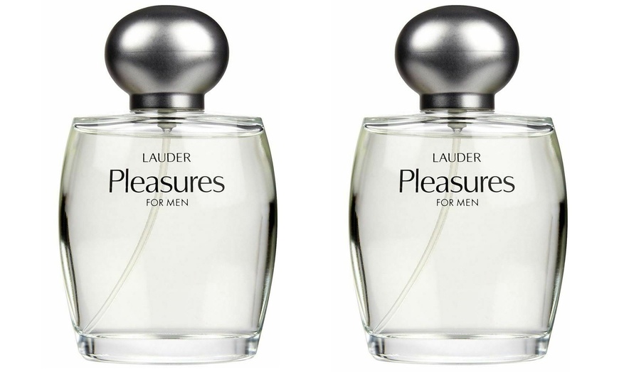 Image 2: One or Two Estee Lauder Pleasures for Men 100ml Cologne Sprays