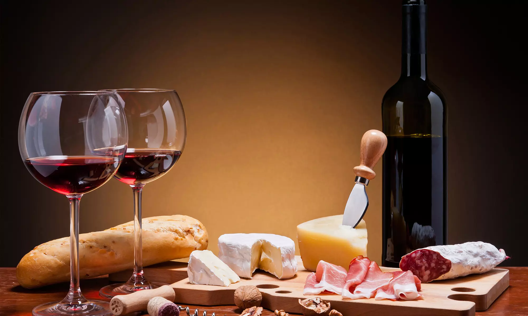 Meat Cutting Board for Two or Four or Burrata for Two with Wine at 8 1/2 Caffe & Bottega (Up to 41% Off) - Primary Image