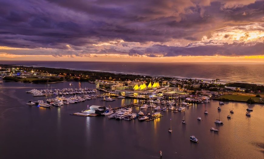 Image 1: Enjoy a Two-Hour Saturday & Sunday Broadwater Sunset Dinner Cruise