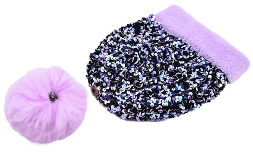 Image 14: Sequined Beanie