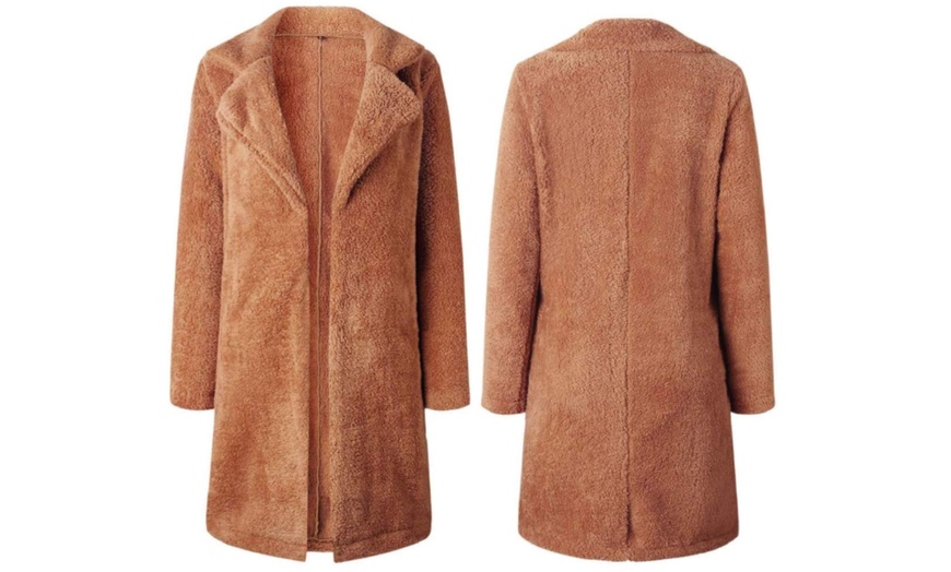 Image 6: Women's Fluffy Coat