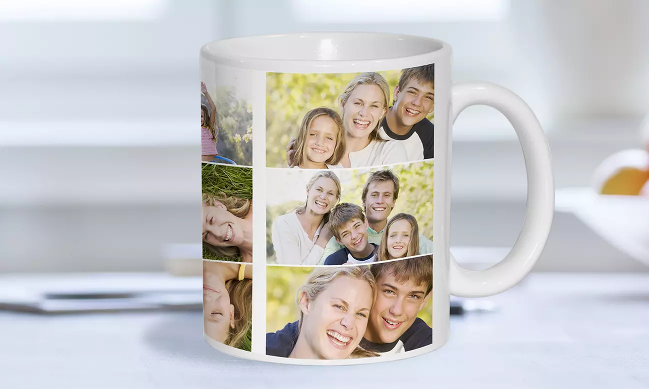 Fototasse mit Foto-Collage