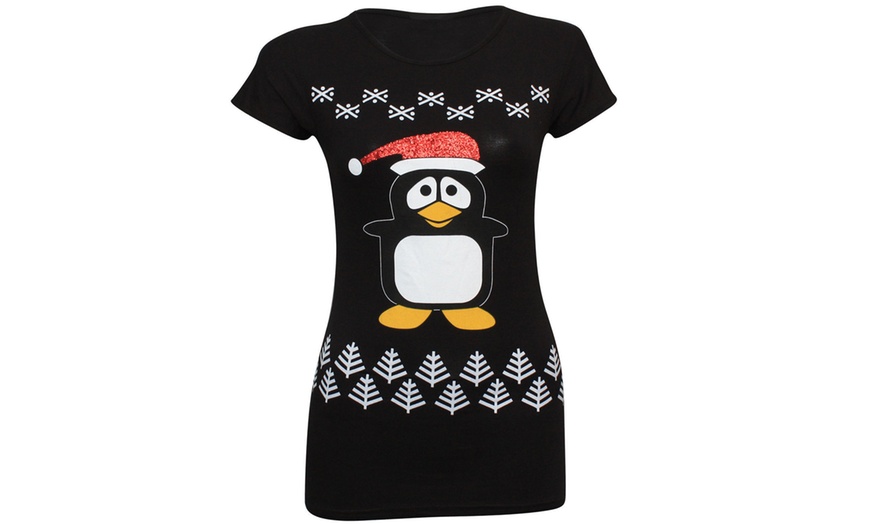 Image 2: Women's Christmas T-Shirt