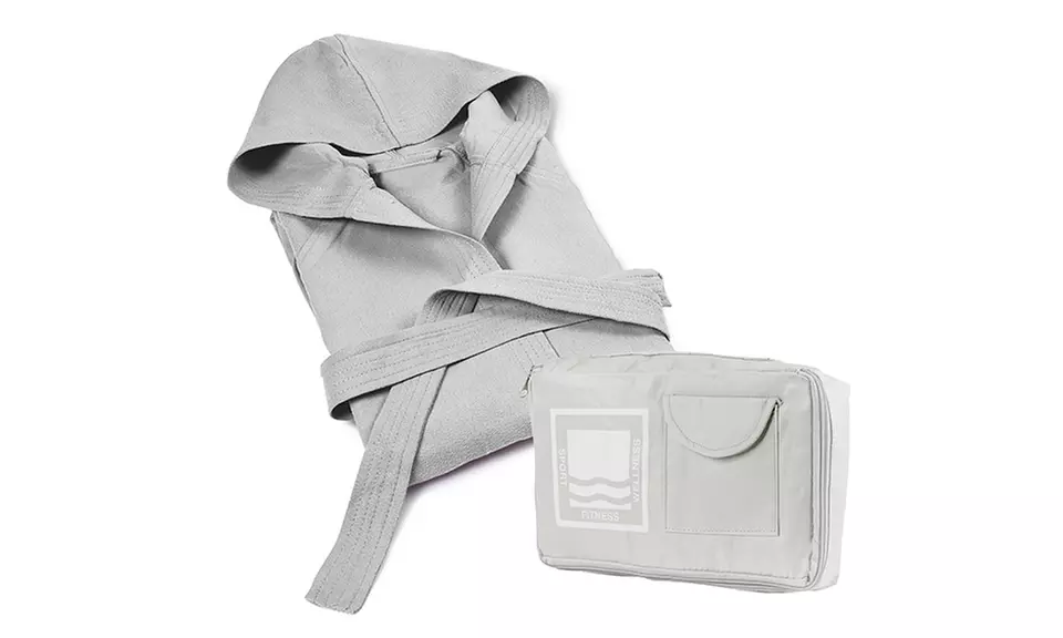 Accappatoio in microfibra con trattamento super assorbente