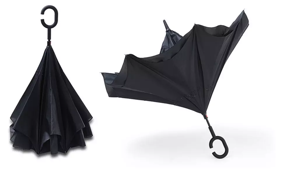 1 ou 2 parapluies avec fermeture inversée et poignée ergonomique - Primary Image