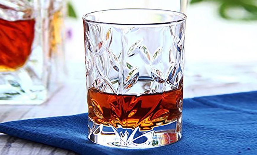 Image 4: RCR Crystal Laurus Whisky Glasses