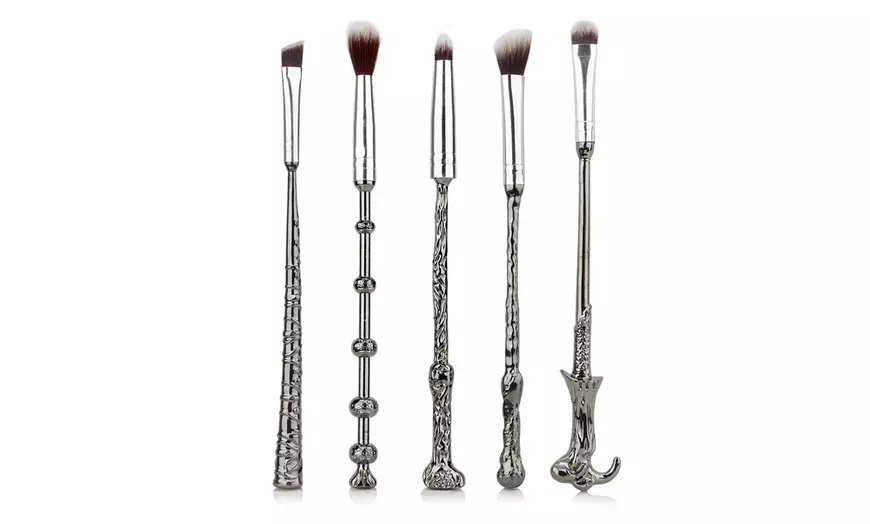 Image 2: Sets de 10 pinceaux de maquillage sur le thème d'Harry Potter