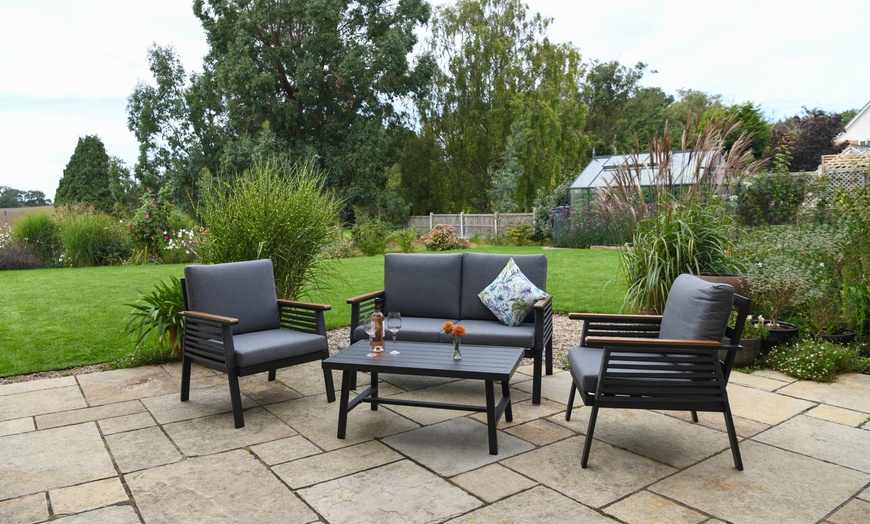 Image 1: Four Seater Garden Furniture Set